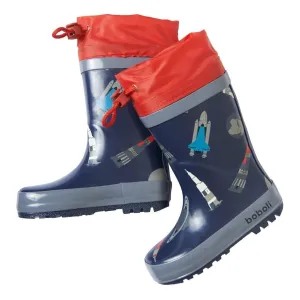 Navy Rocket Rainboots