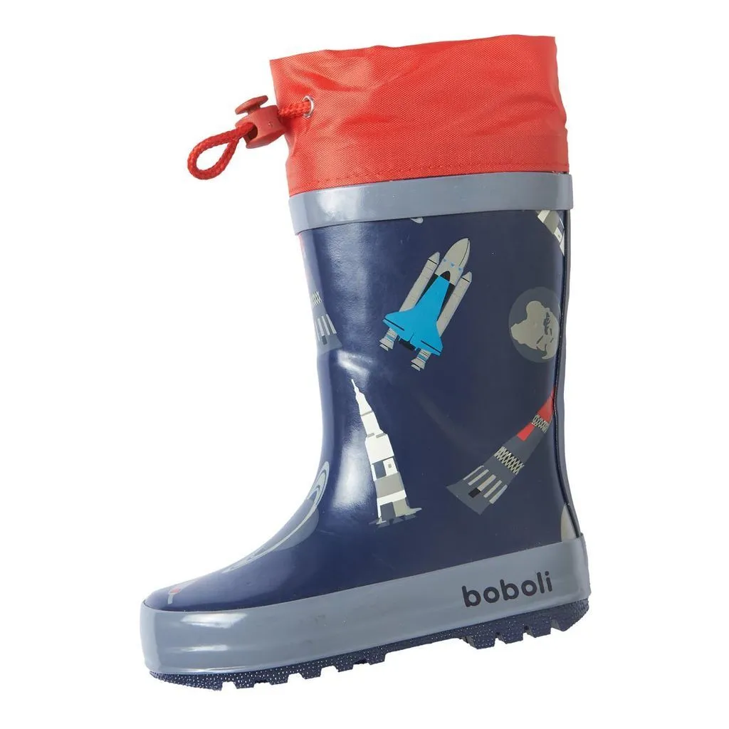 Navy Rocket Rainboots