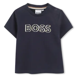 Navy Short Sleeve Logo T-Shirt