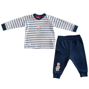 Navy Striped Sailor Bear Outfit