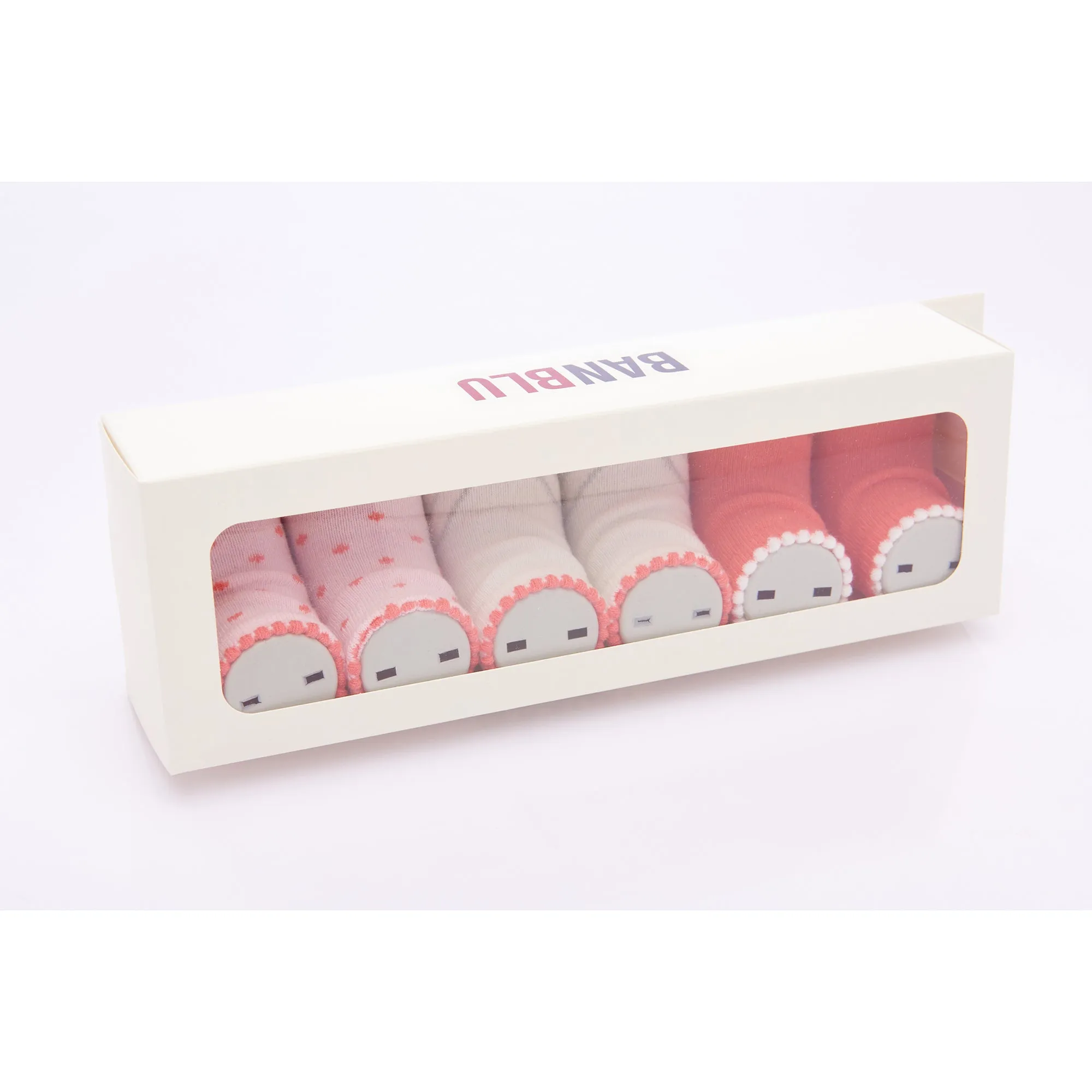 Orange 3pc Hello Bunny Socks Set