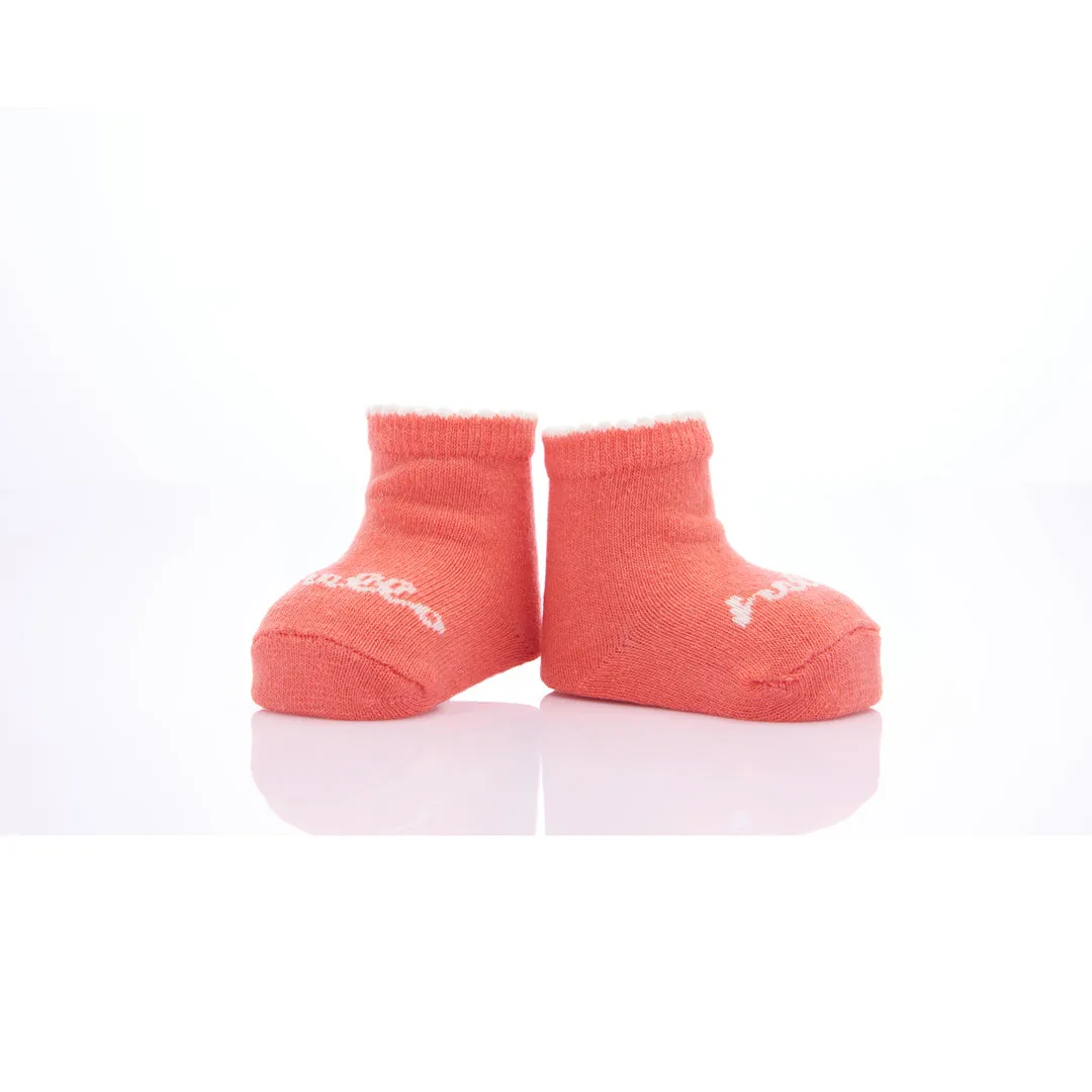 Orange 3pc Hello Bunny Socks Set