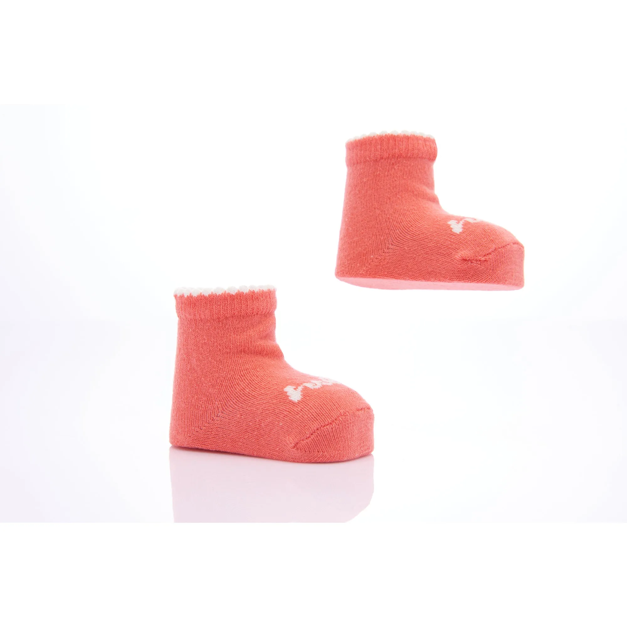 Orange 3pc Hello Bunny Socks Set