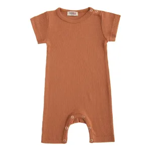 Orange Terracotta Modal Romper