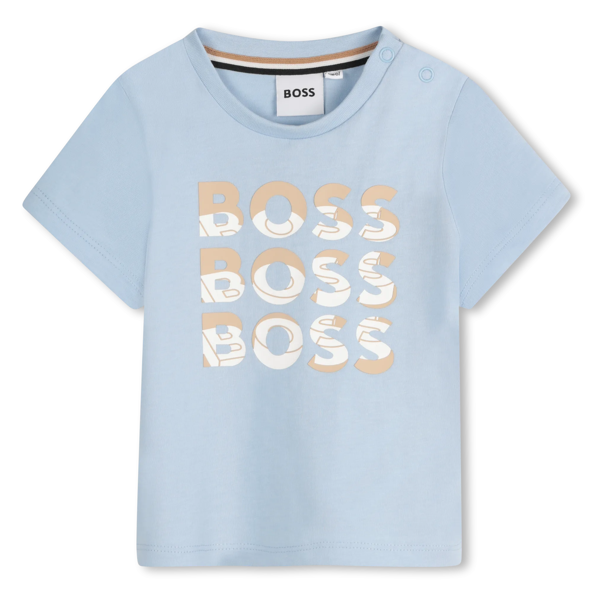 Persian Blue Overlay Logo T-Shirt