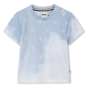 Persian Blue Sky Patterned T-Shirt