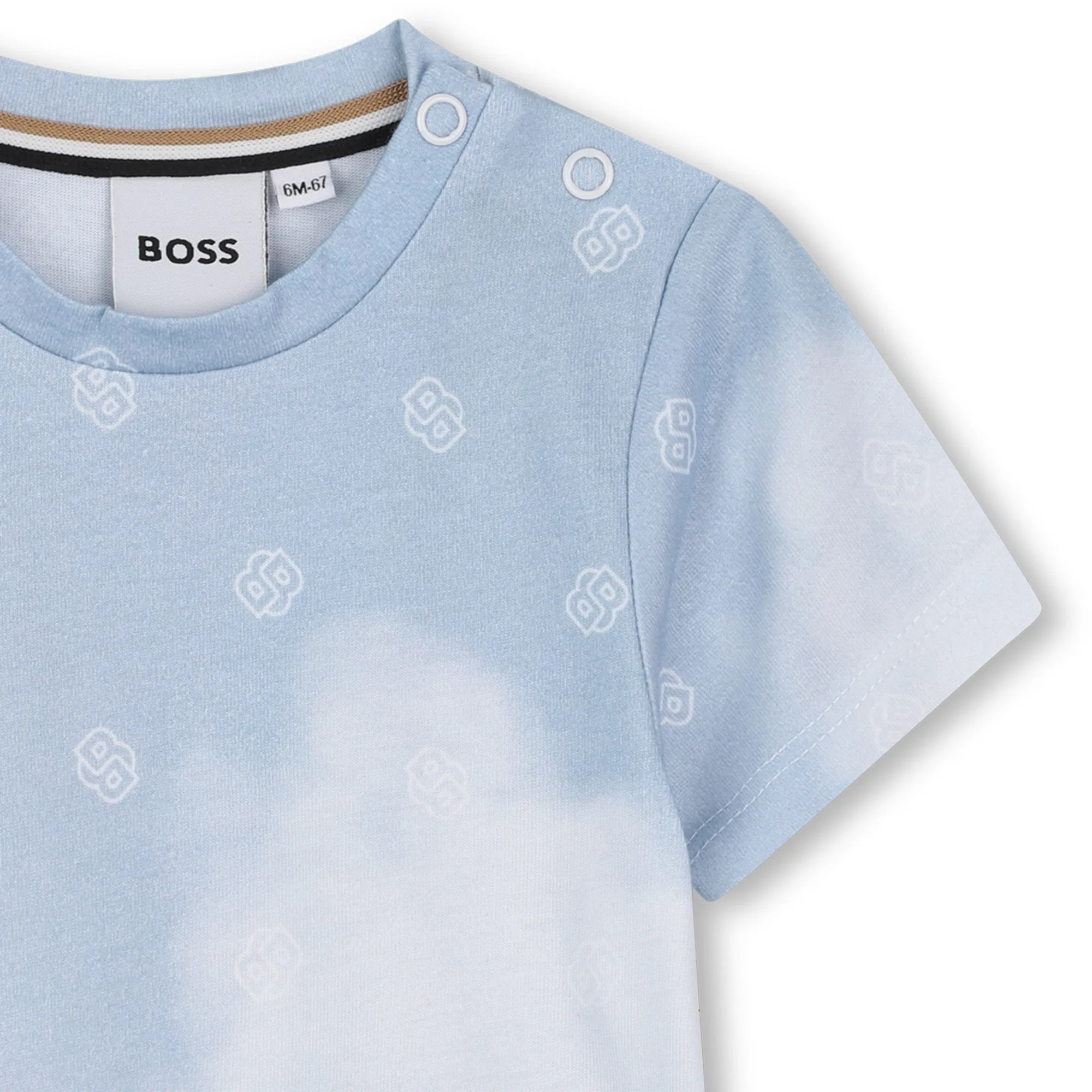 Persian Blue Sky Patterned T-Shirt