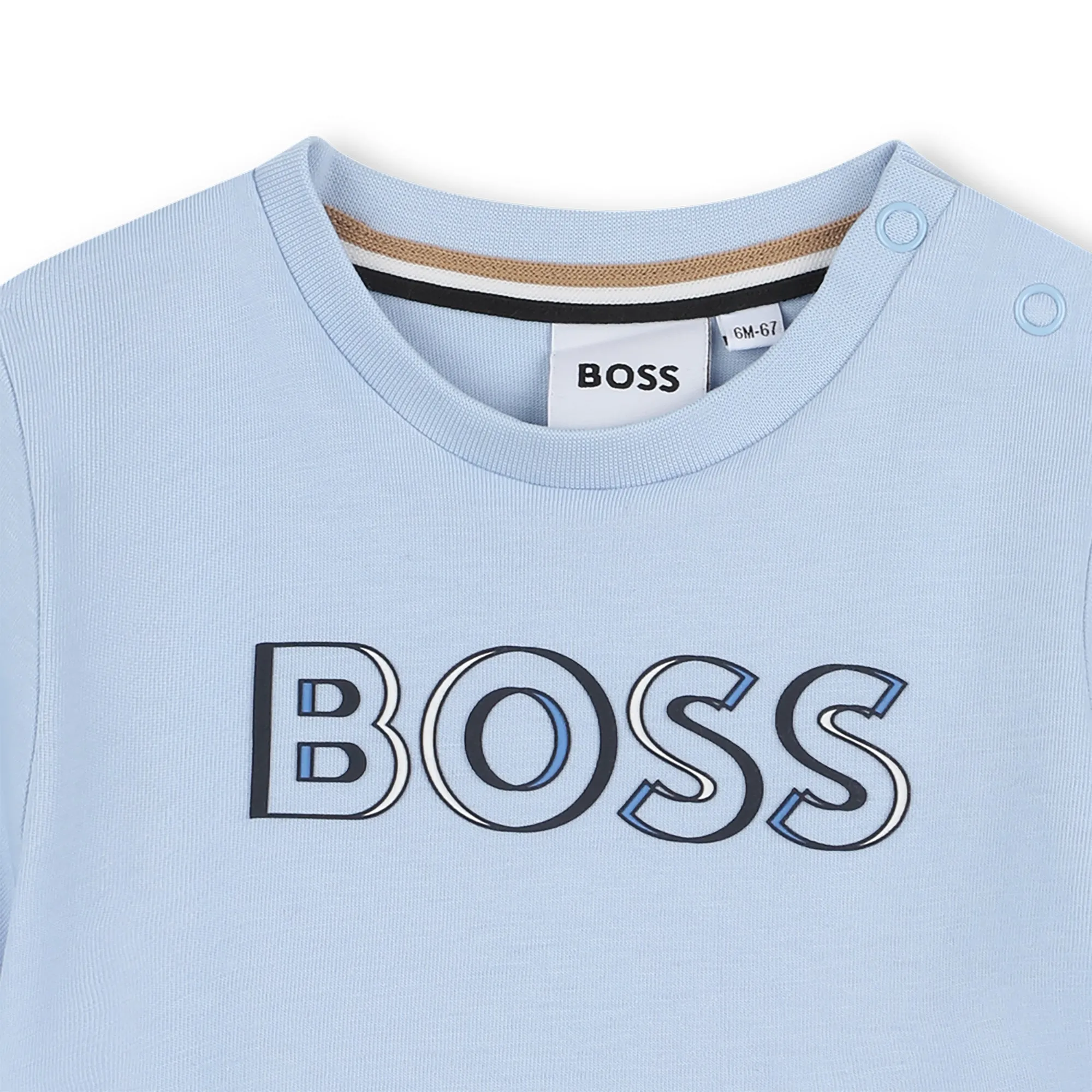 Persion Blue 3D Logo Effect T-Shirt