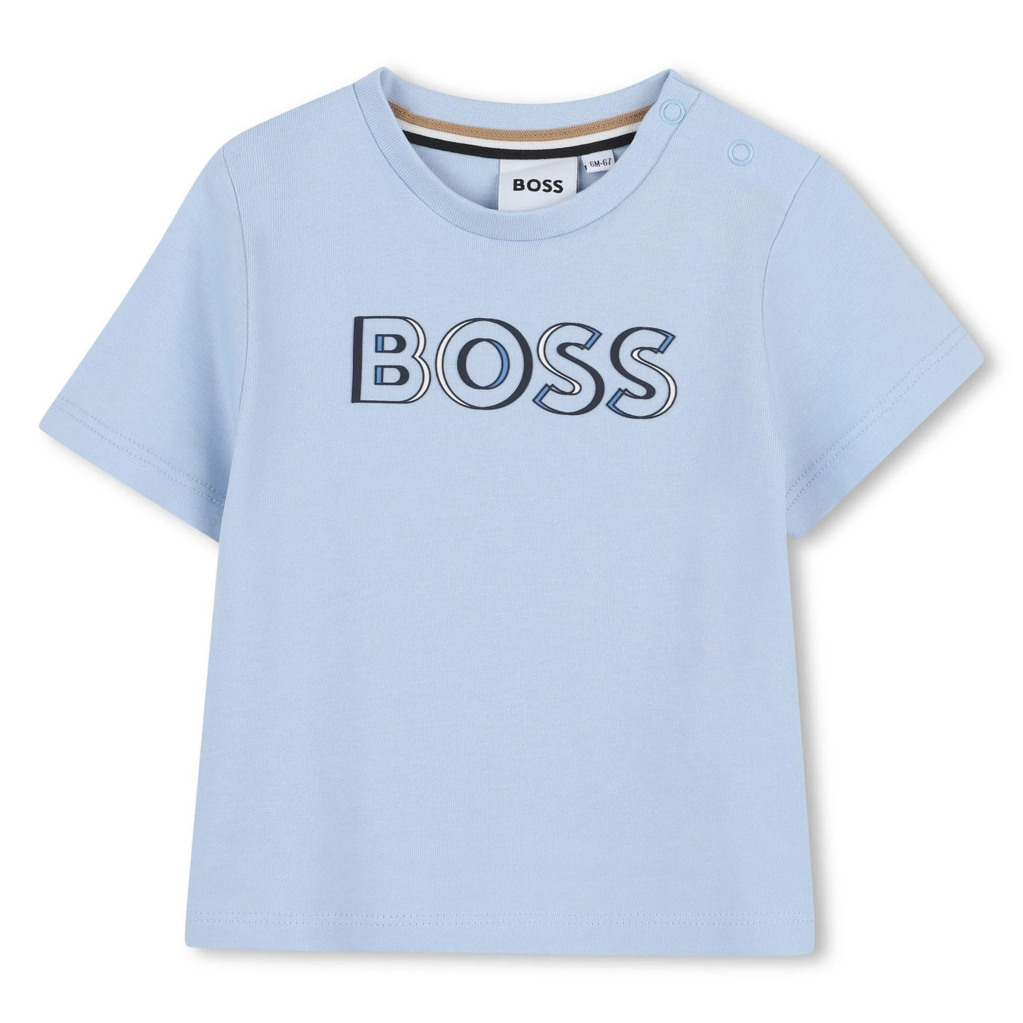 Persion Blue 3D Logo Effect T-Shirt