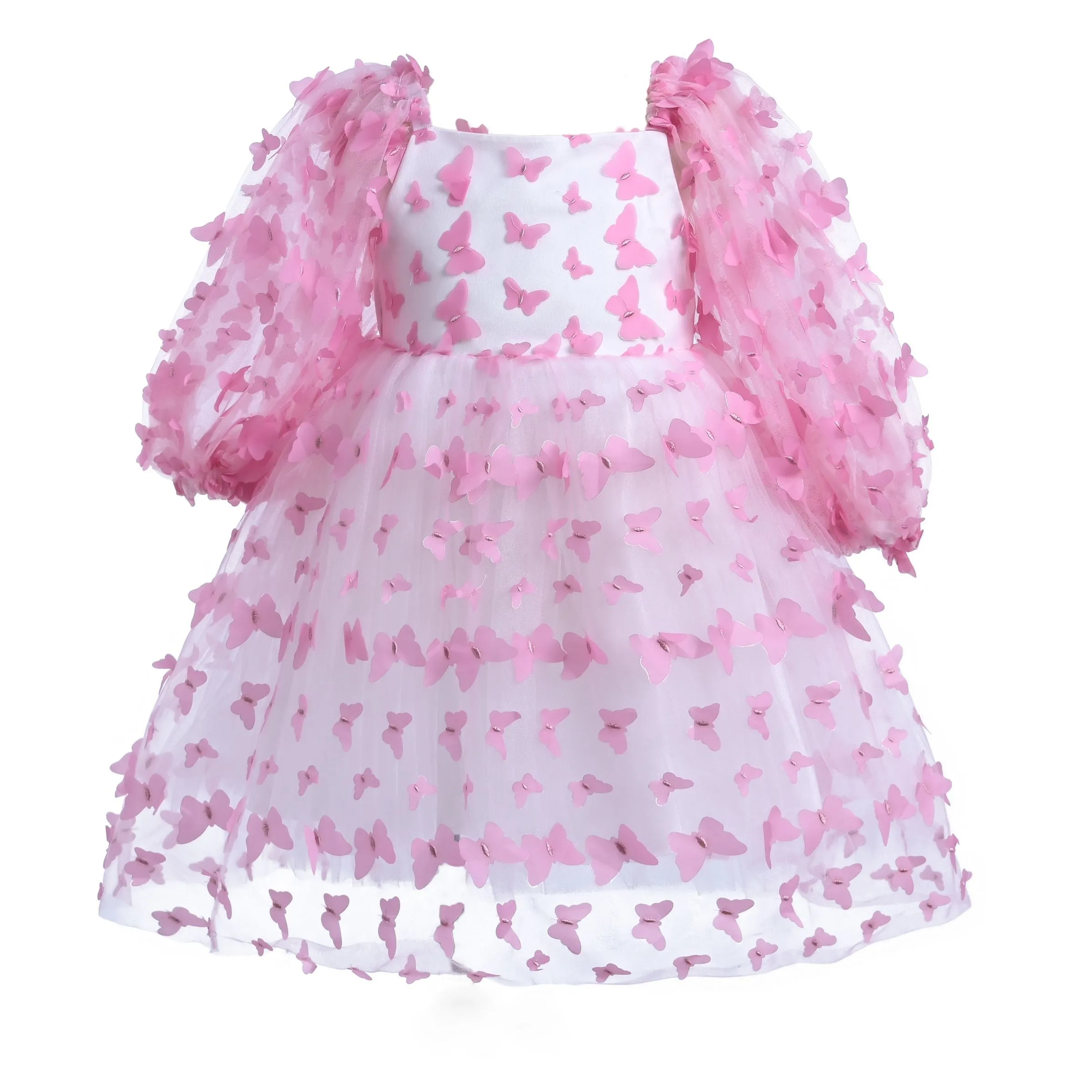 Pink Bell Mariposa Dress
