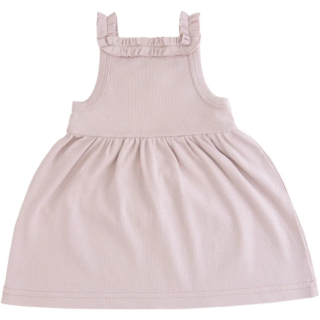 Pink Blush Modal Ruffle Dress