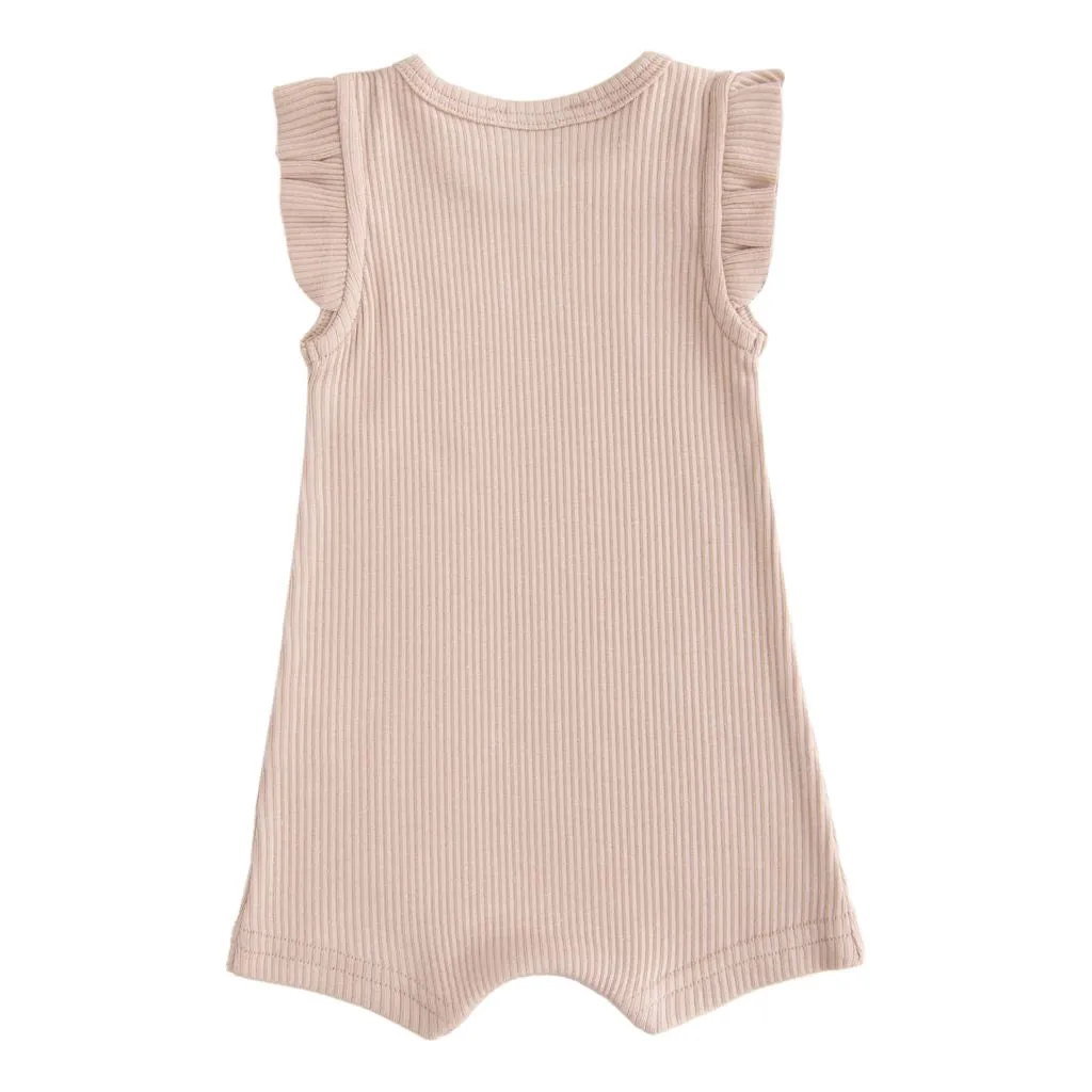 Pink Blush Ruffle Modal Shortie