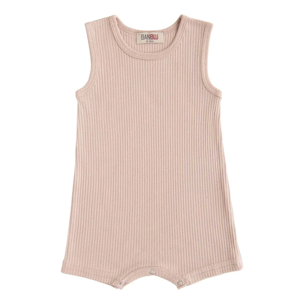 Pink Blush Sleeveless Modal Shortie