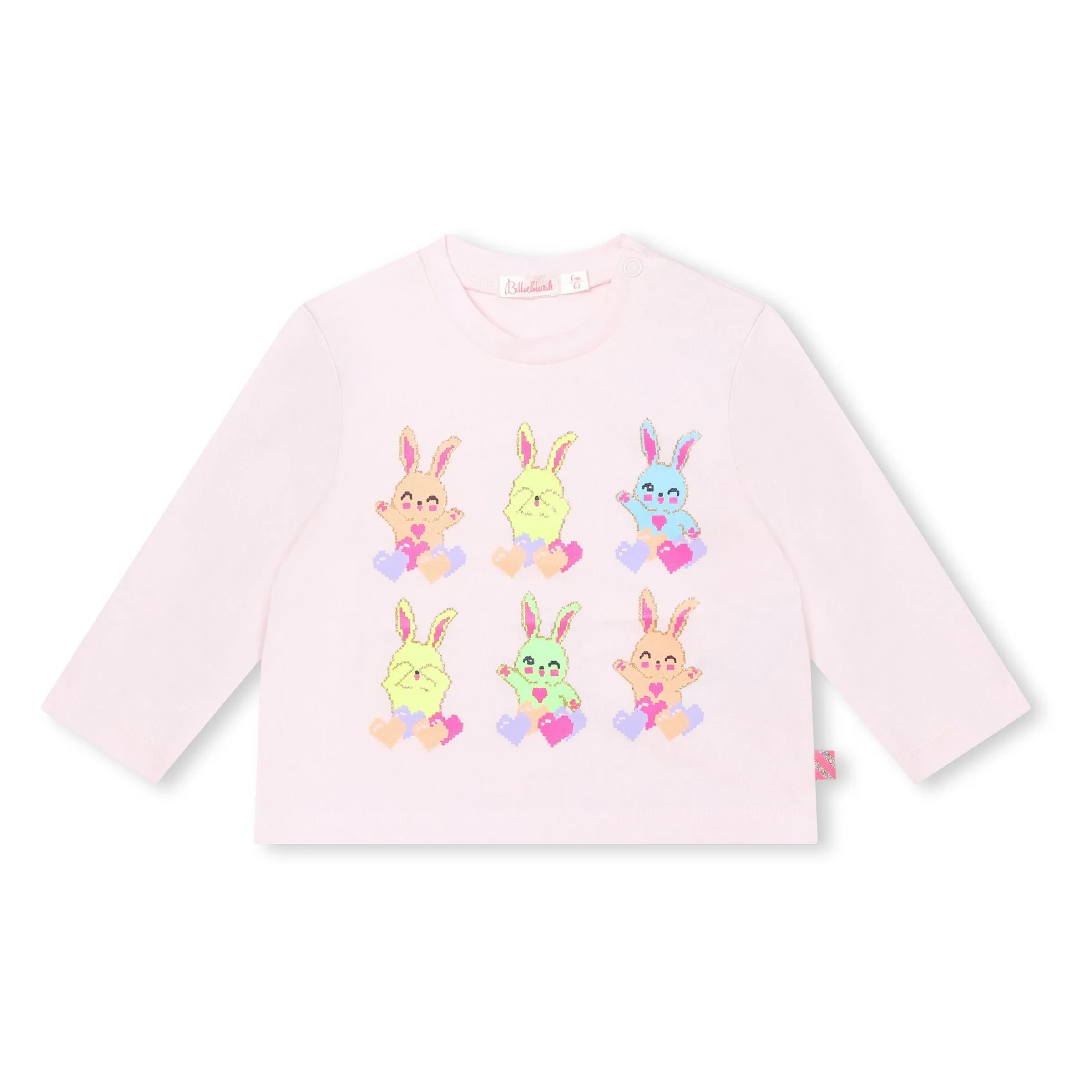 Pink Bunny Graphic T-Shirt