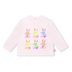 Pink Bunny Graphic T-Shirt