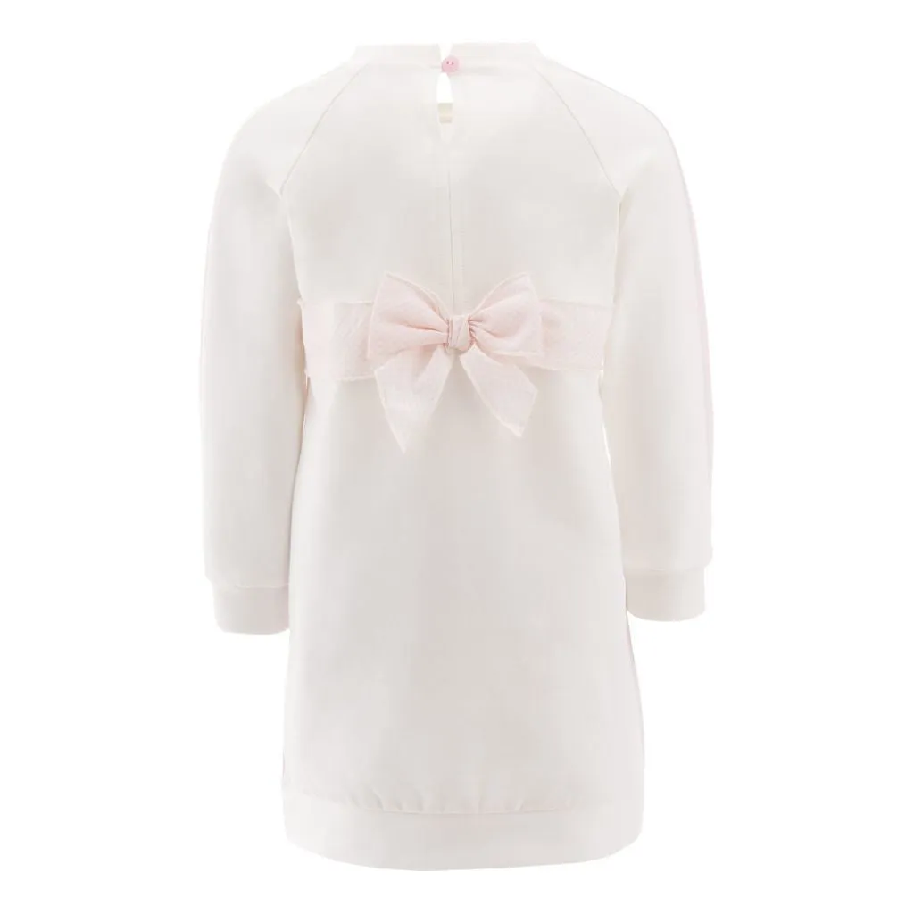 Pink Crystal Cat Jersey Dress