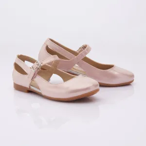 Pink Cut-Out Flats