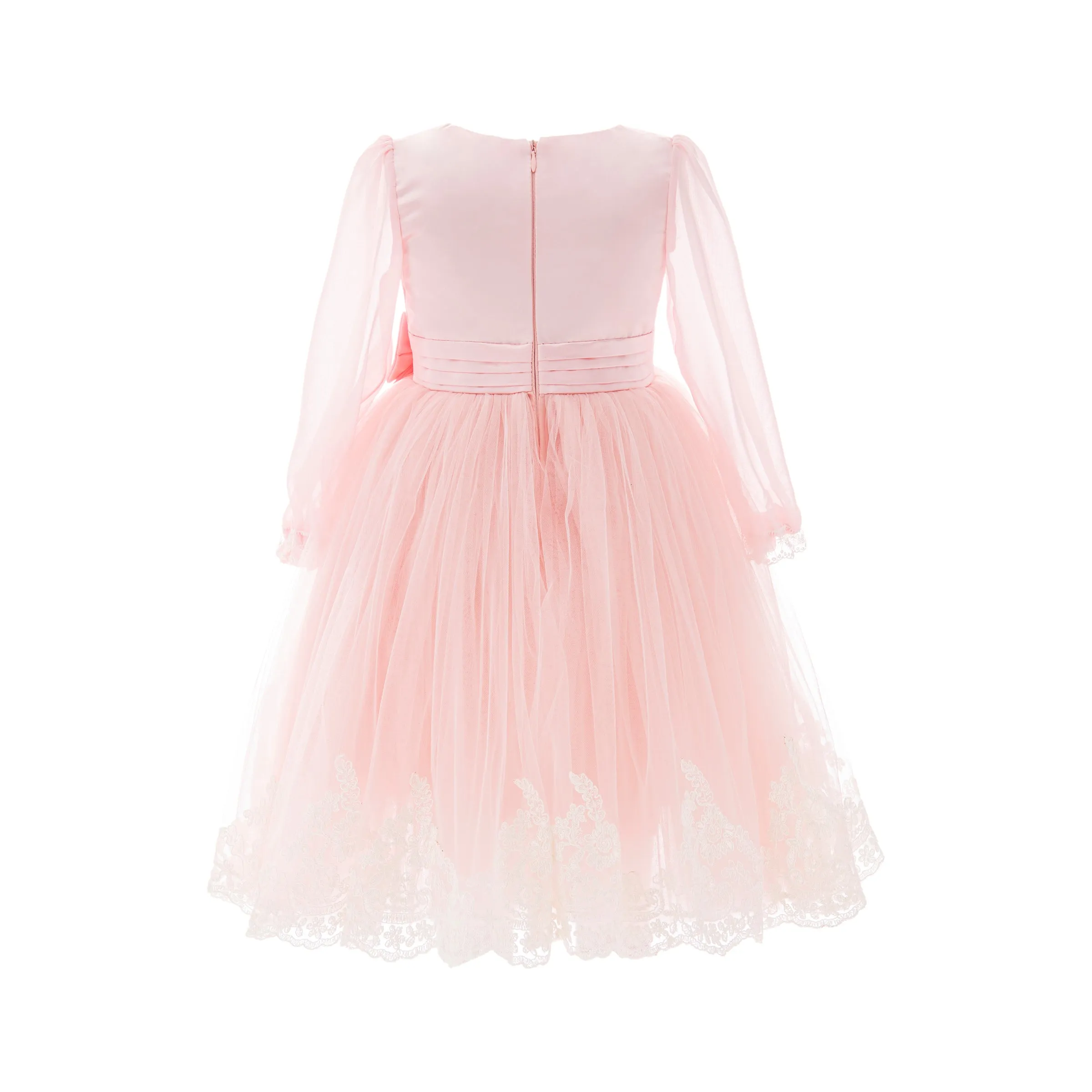 Pink Encina Victorian Bow Dress