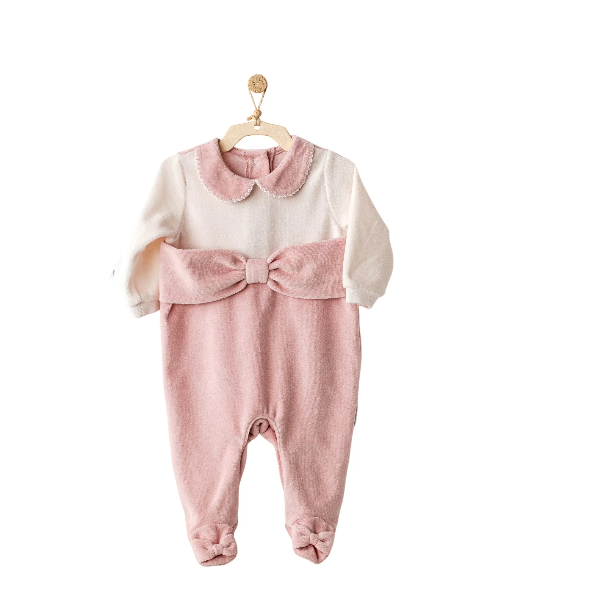 Pink Formal Bow Babygrow & Headband