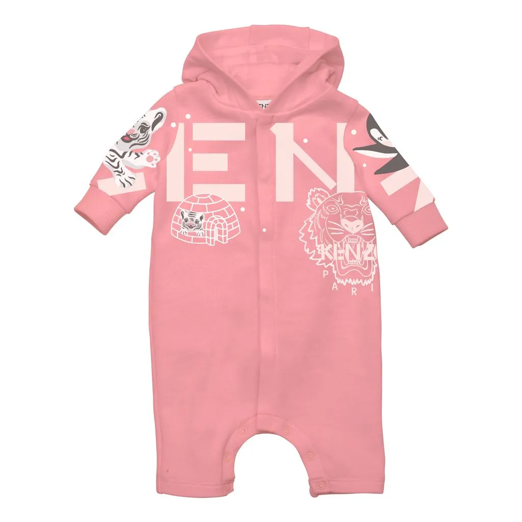 Pink Logo Romper