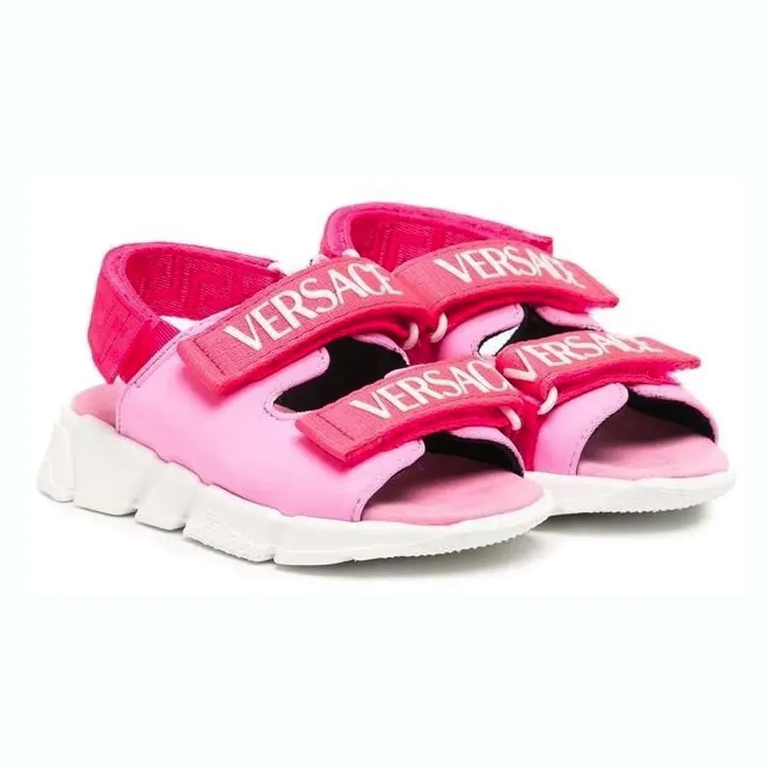 Pink Logo Sandal