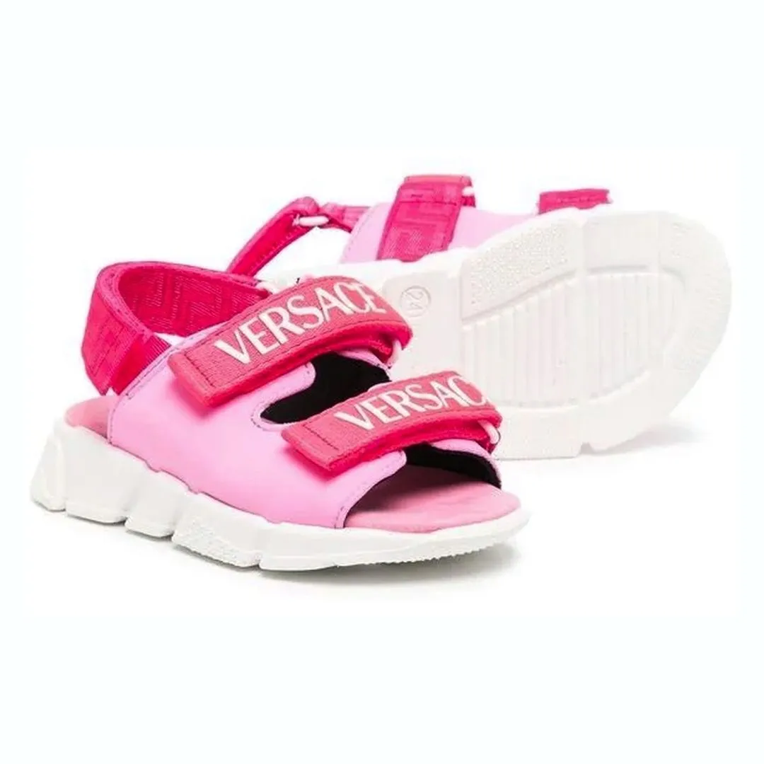 Pink Logo Sandal