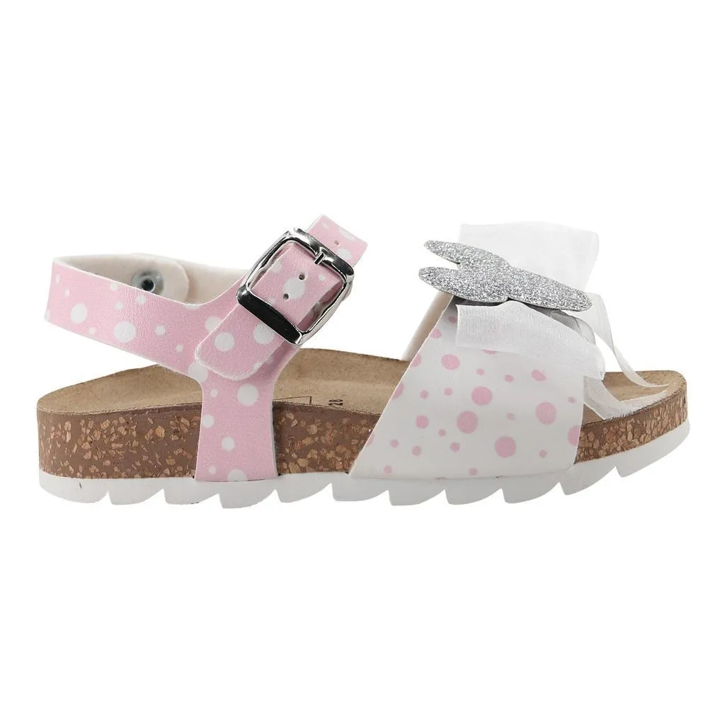 Pink Minnie Motif Sandals