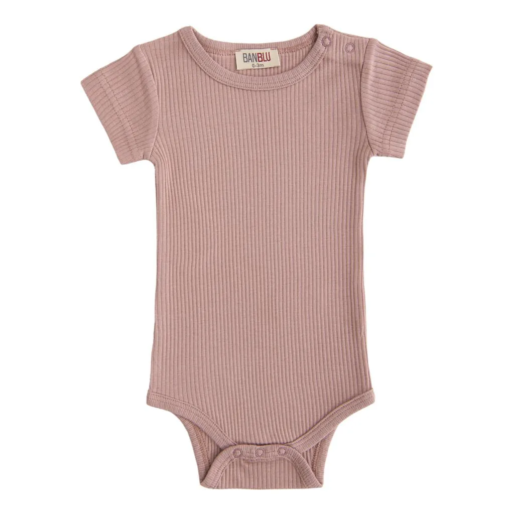 Pink Rose SS Modal Bodysuit