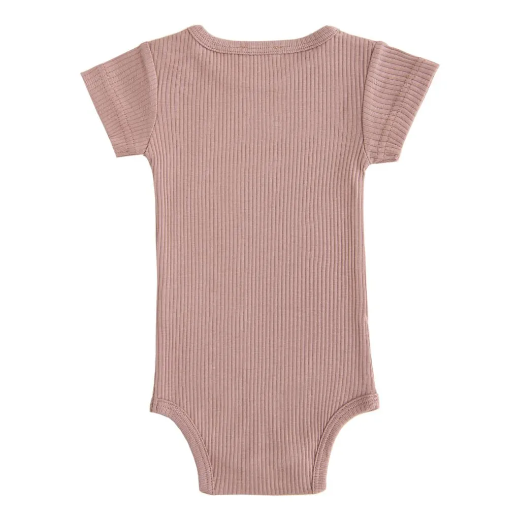 Pink Rose SS Modal Bodysuit