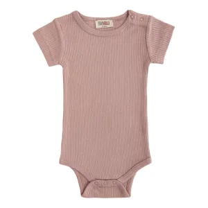 Pink Rose SS Modal Bodysuit
