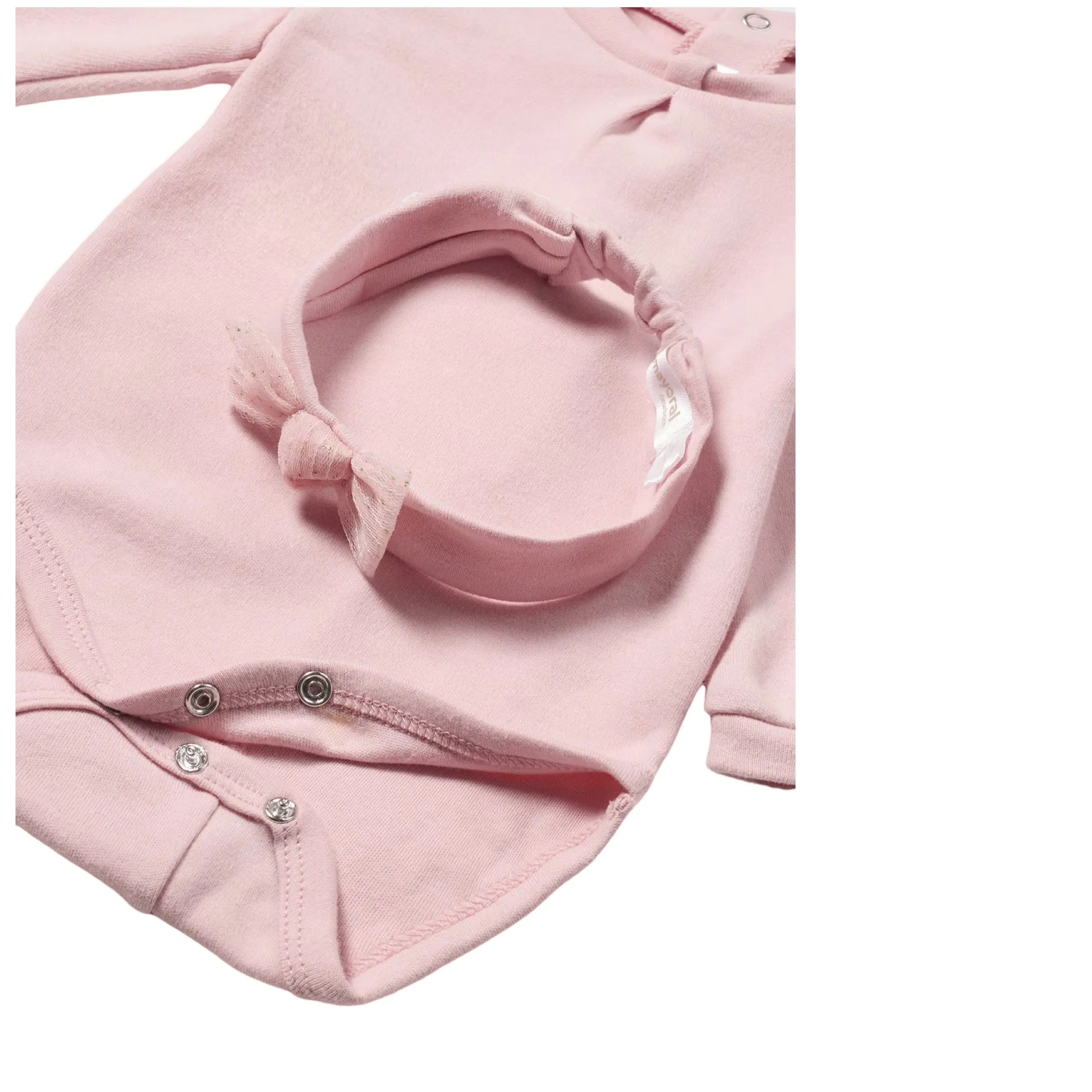 Pink Ruffle Bodysuit Skirt Set