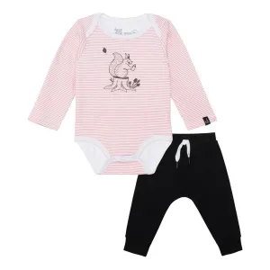 Pink Squirrel Bodysuit Outfit