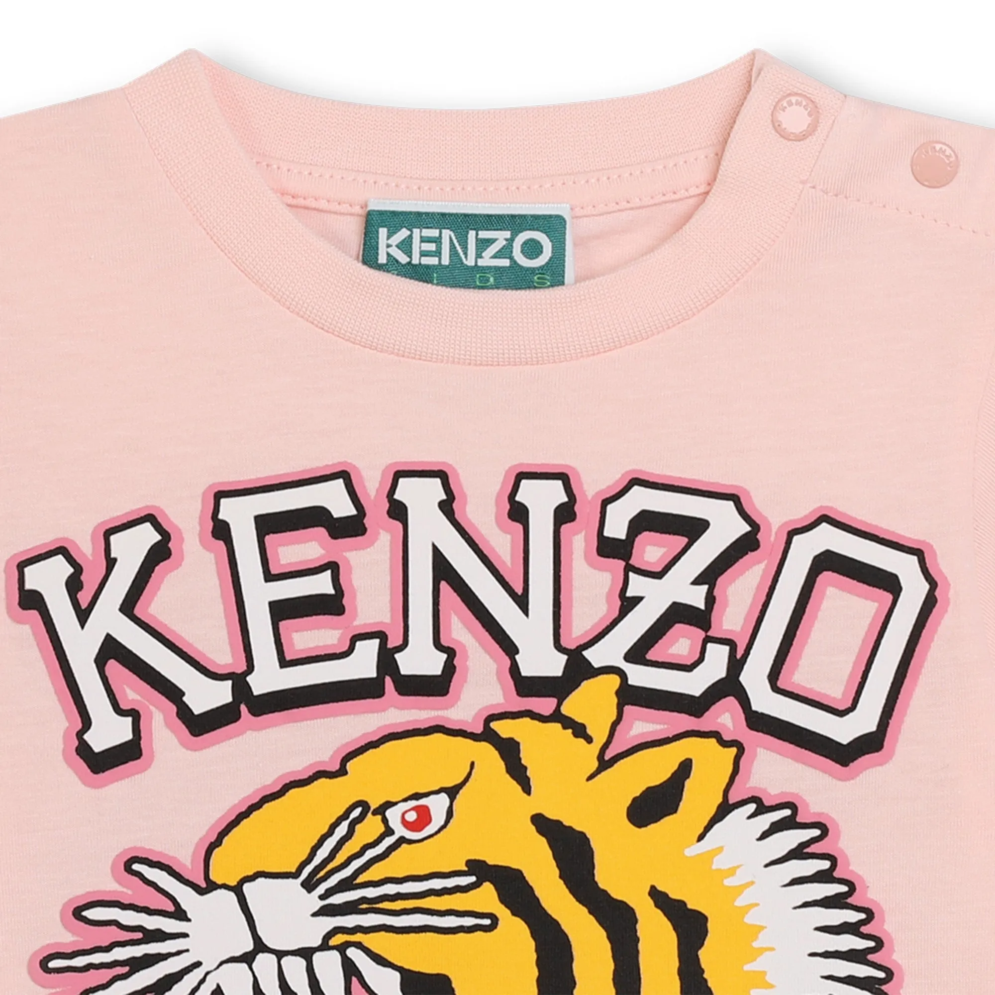 Pink Varsity Tiger T-Shirt