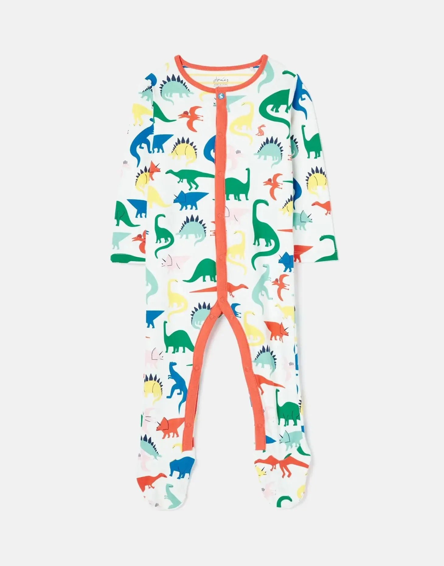 Razamataz Organically Grown Cotton Printed Babygrow | Joules