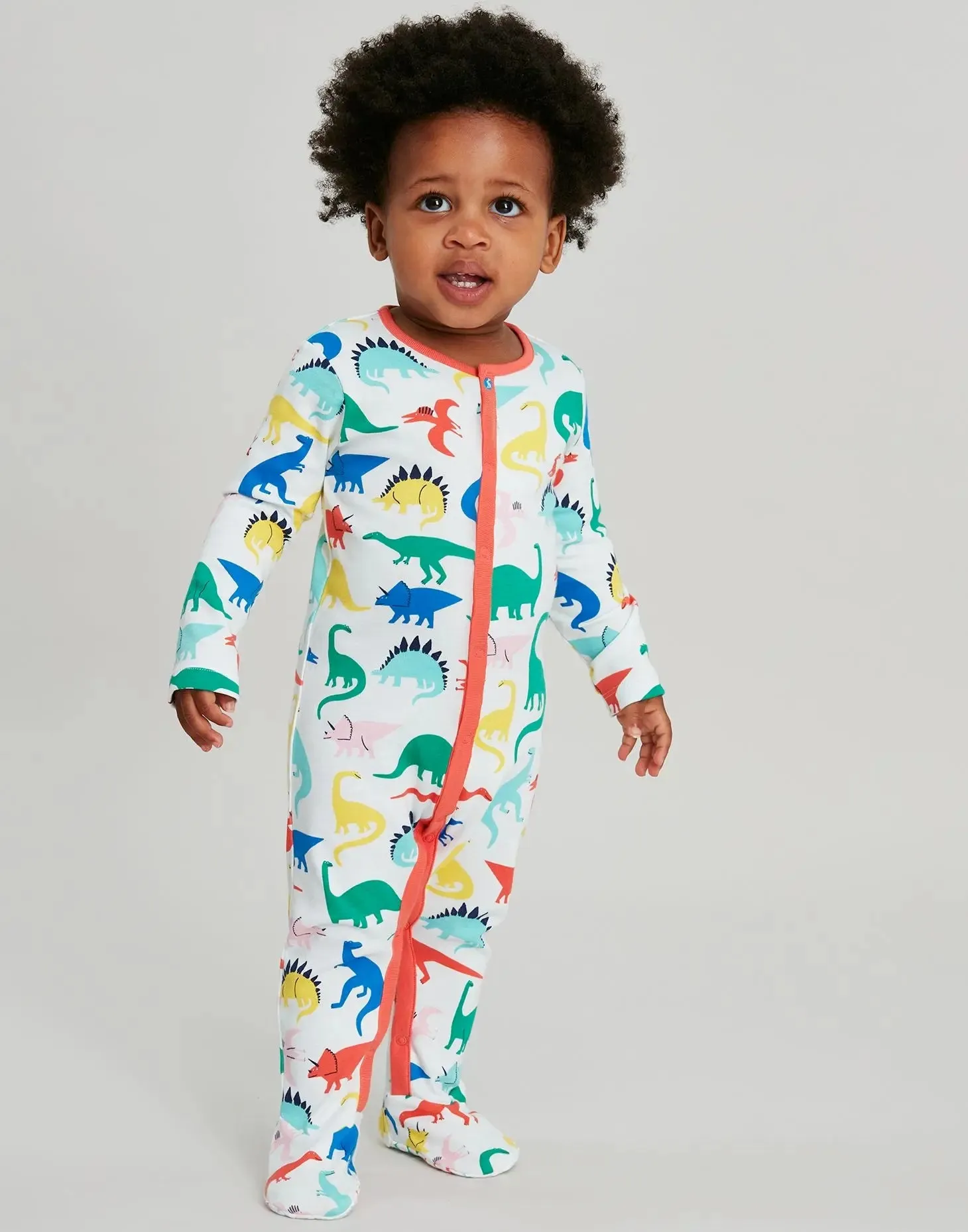 Razamataz Organically Grown Cotton Printed Babygrow | Joules