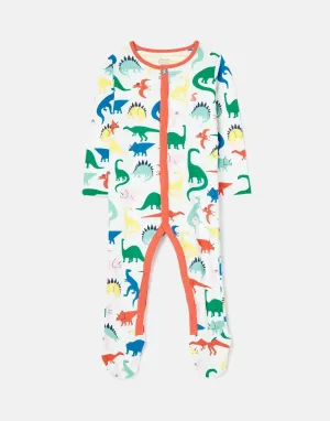 Razamataz Organically Grown Cotton Printed Babygrow | Joules