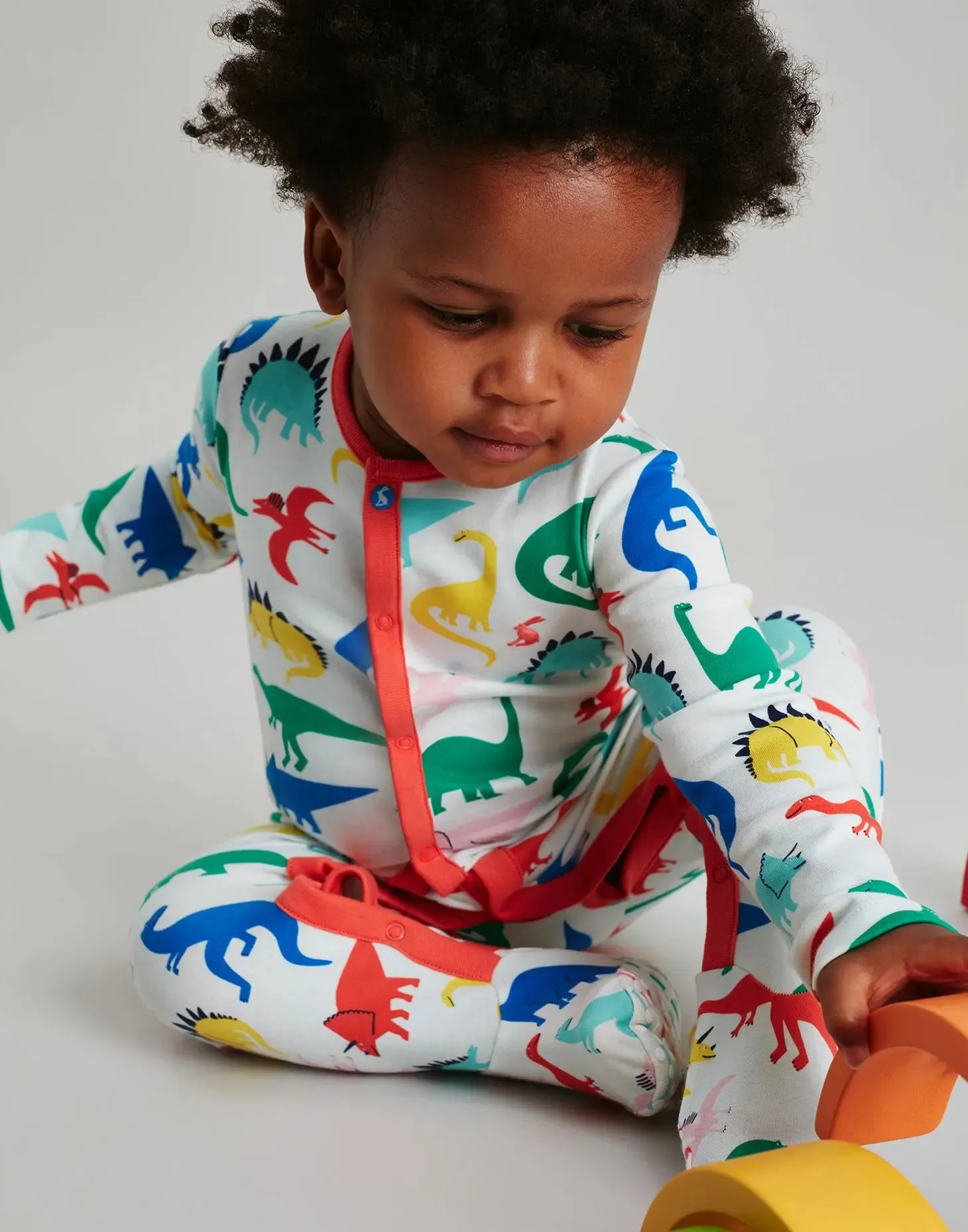 Razamataz Organically Grown Cotton Printed Babygrow | Joules