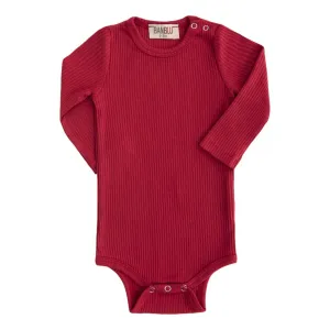Red LS Modal Bodysuit