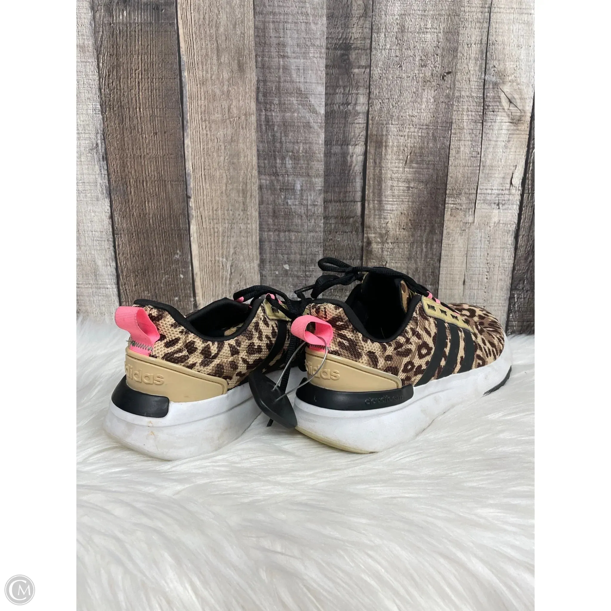 Shoes Athletic By Adidas In Leopard Print, Size: 6.5