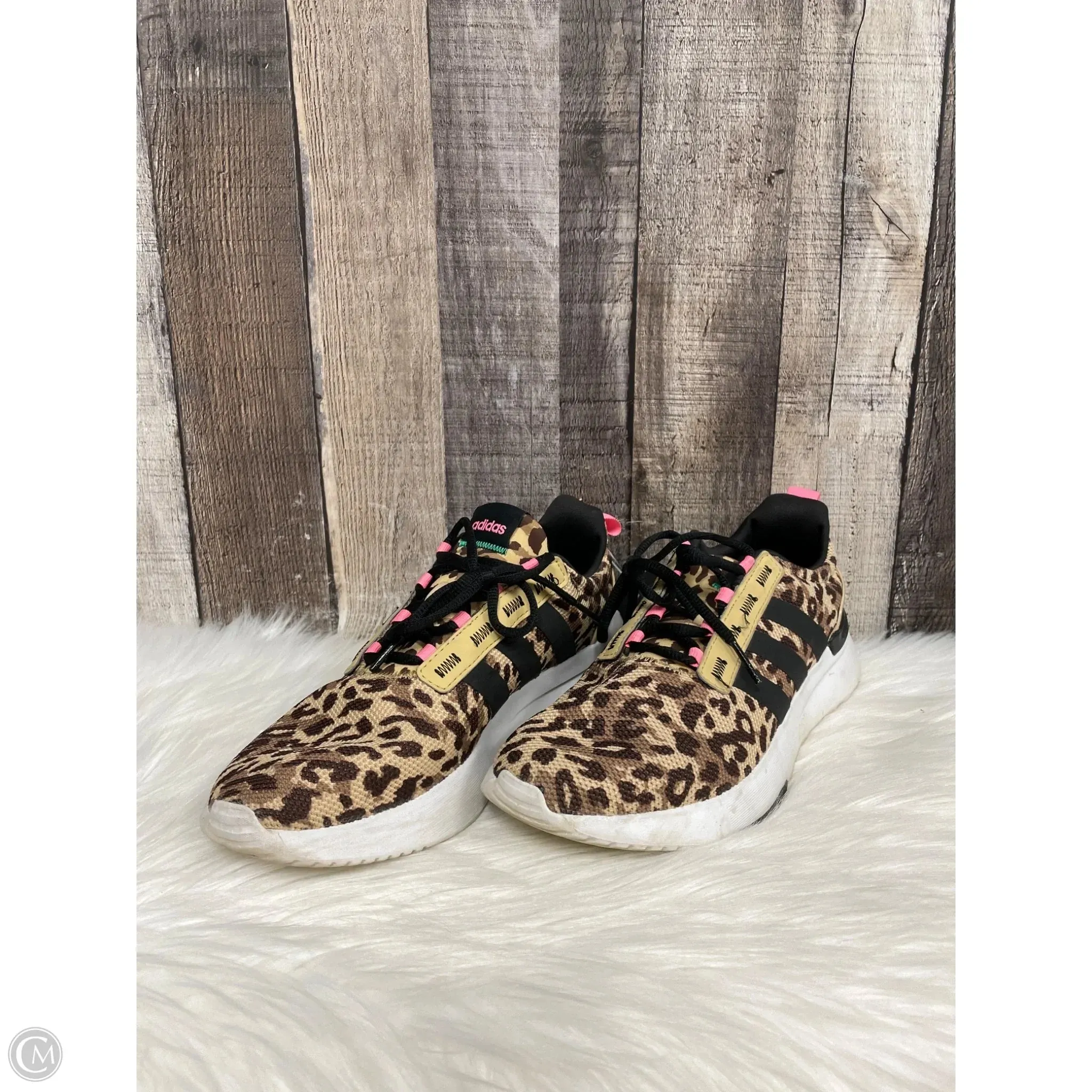 Shoes Athletic By Adidas In Leopard Print, Size: 6.5
