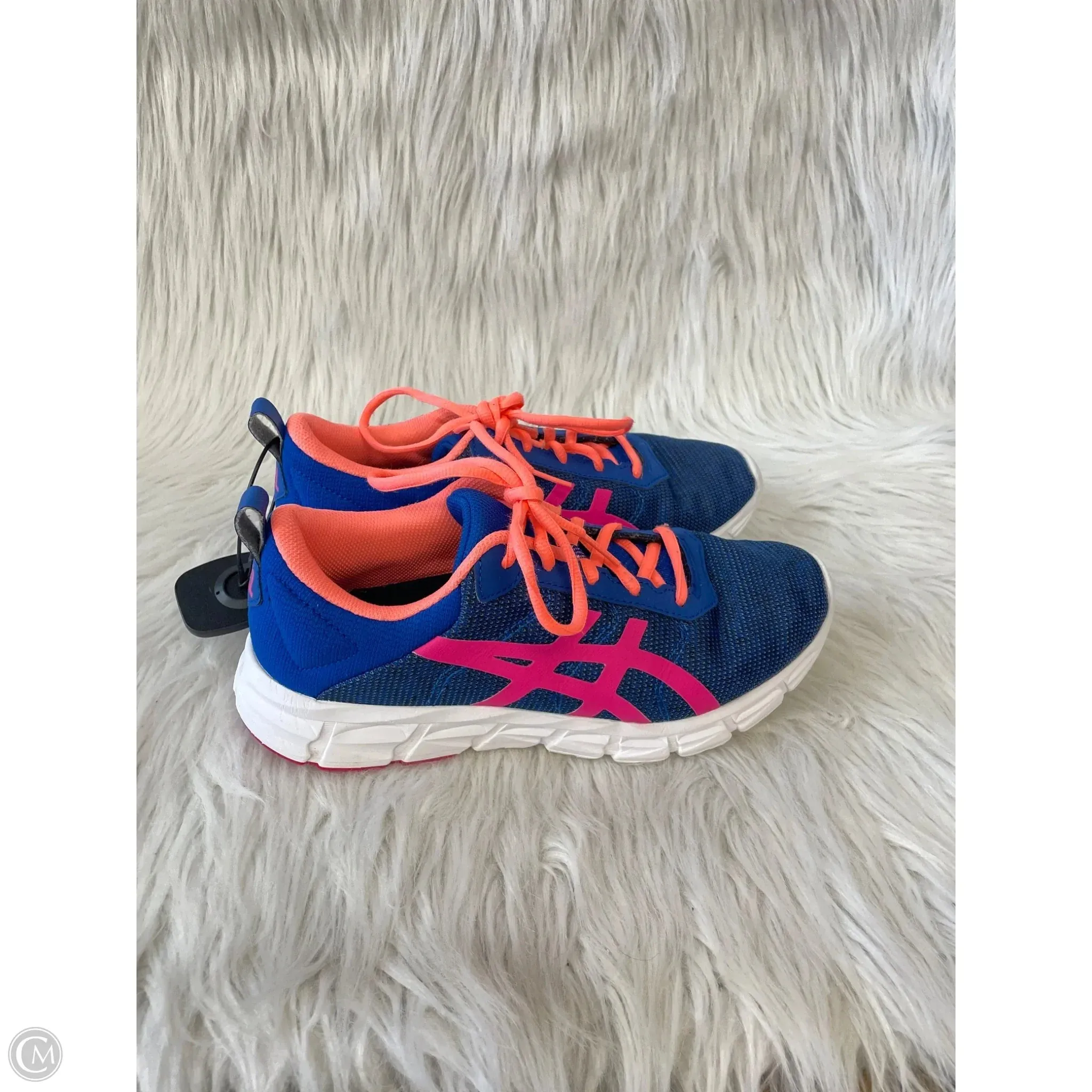 Shoes Athletic By Asics In Blue & Pink, Size: 8