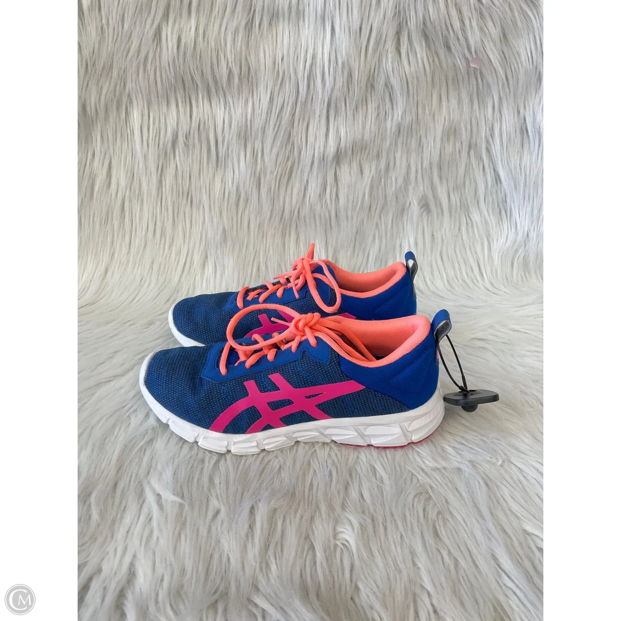 Shoes Athletic By Asics In Blue & Pink, Size: 8