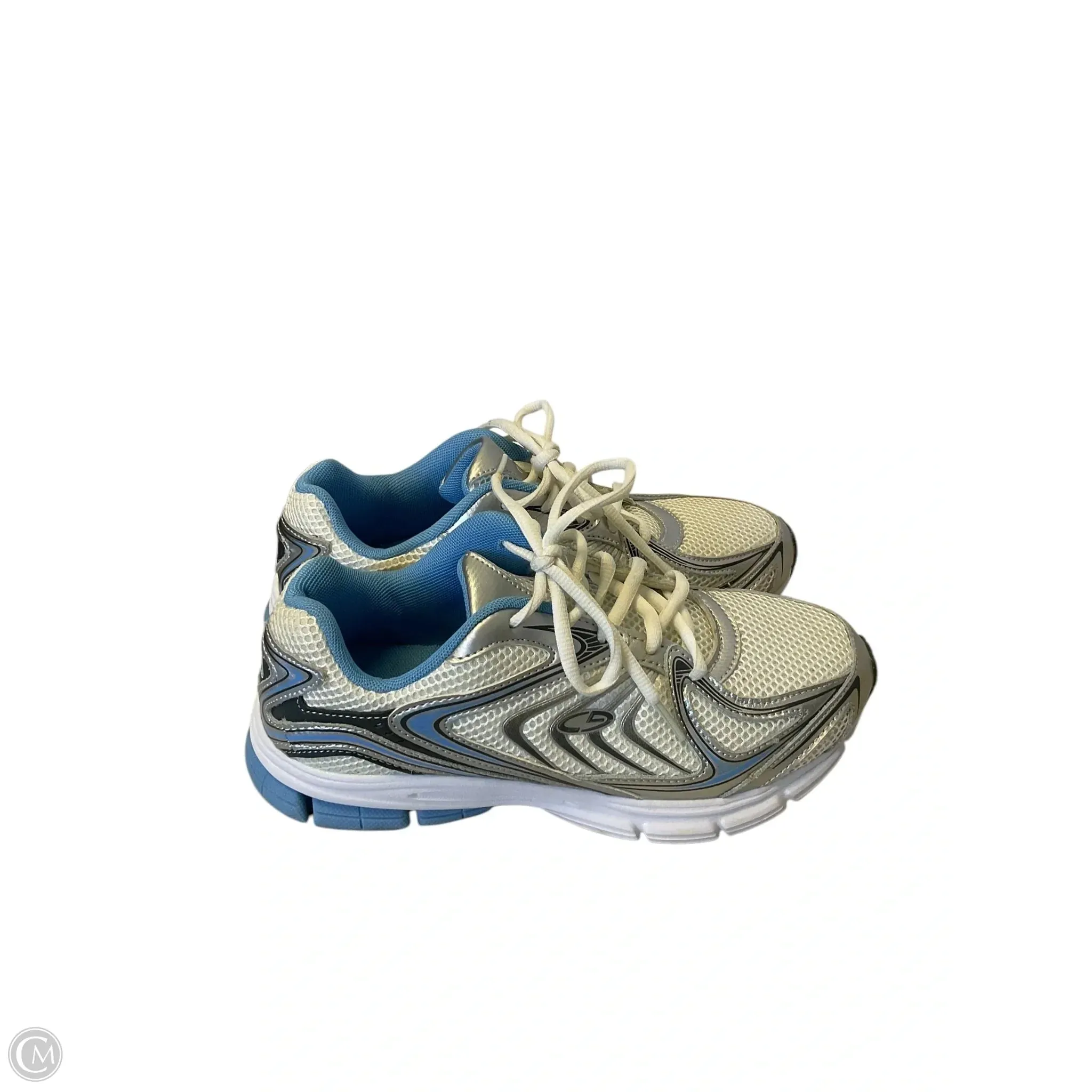 Shoes Athletic By Champion In Grey & White, Size: 9