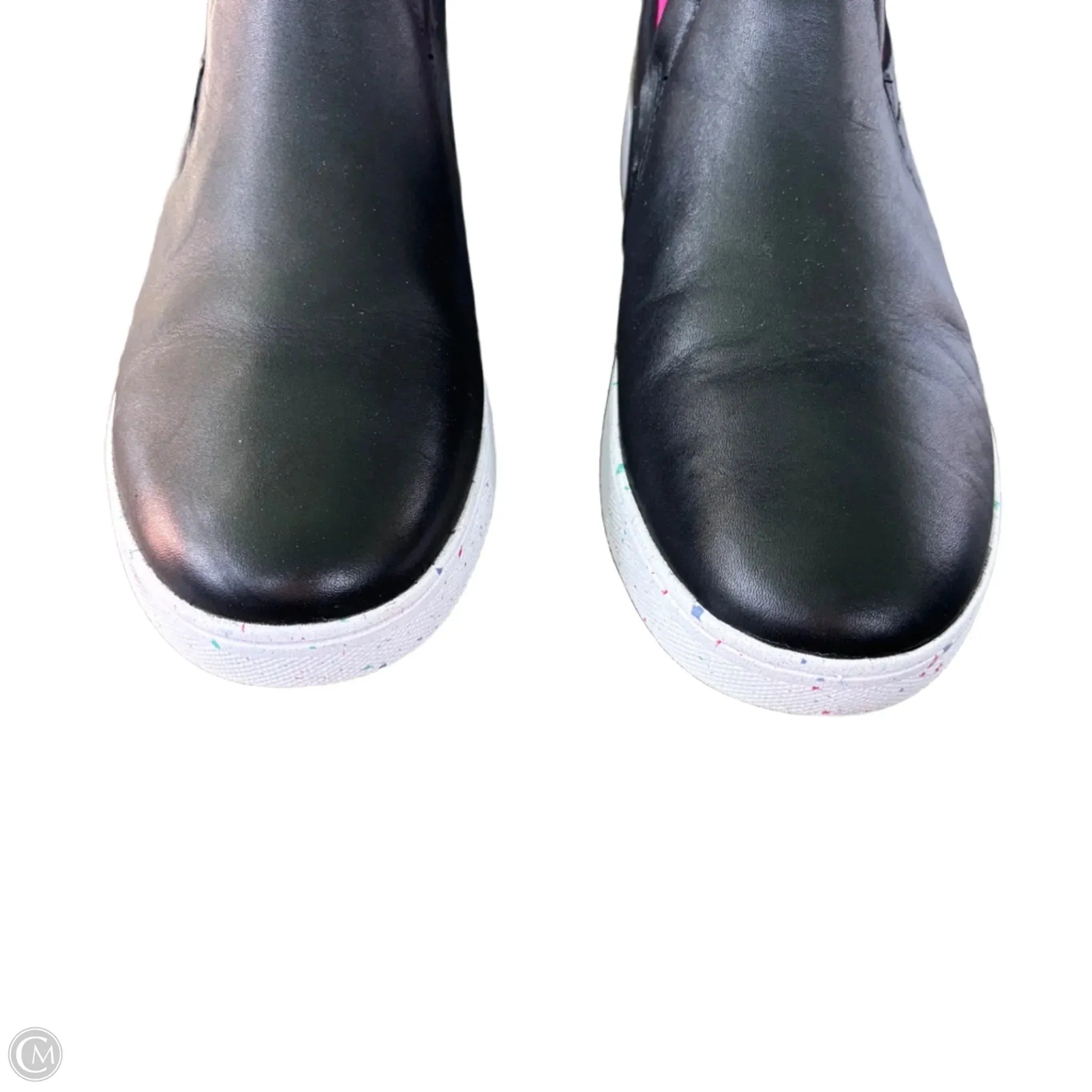 Shoes Athletic By Fitflop In Black & Pink, Size: 8