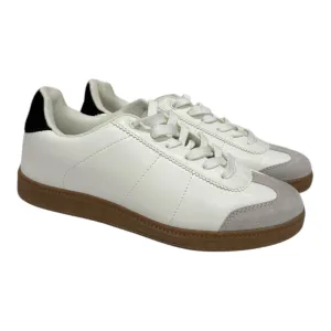 Shoes Athletic By JF In White, Size:7.5