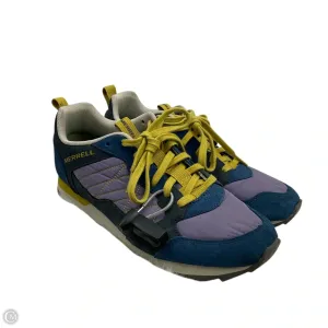 Shoes Athletic By Merrell In Blue, Size: 9.5