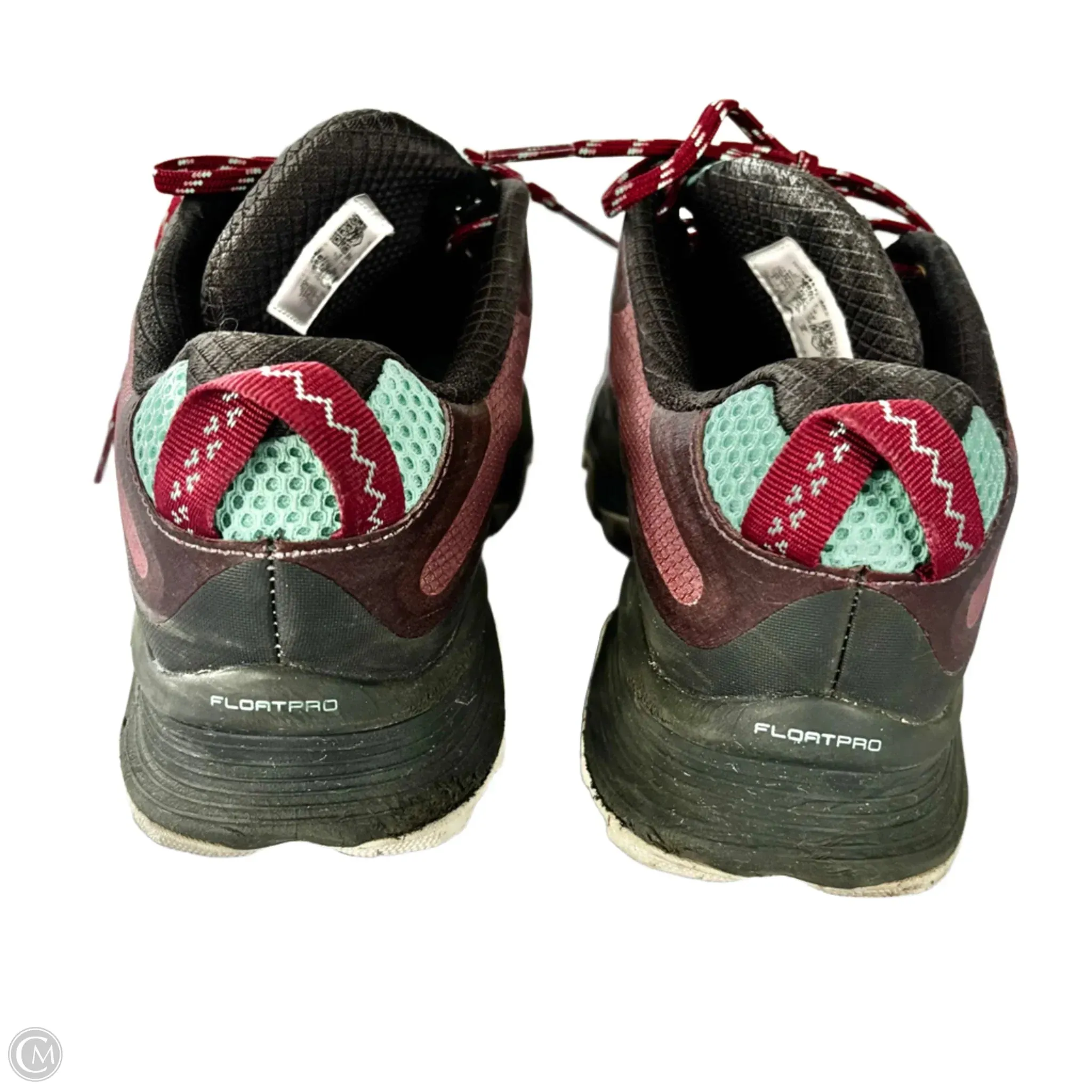 Shoes Athletic By Merrell In Grey & Red, Size: 9