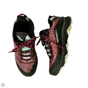 Shoes Athletic By Merrell In Grey & Red, Size: 9