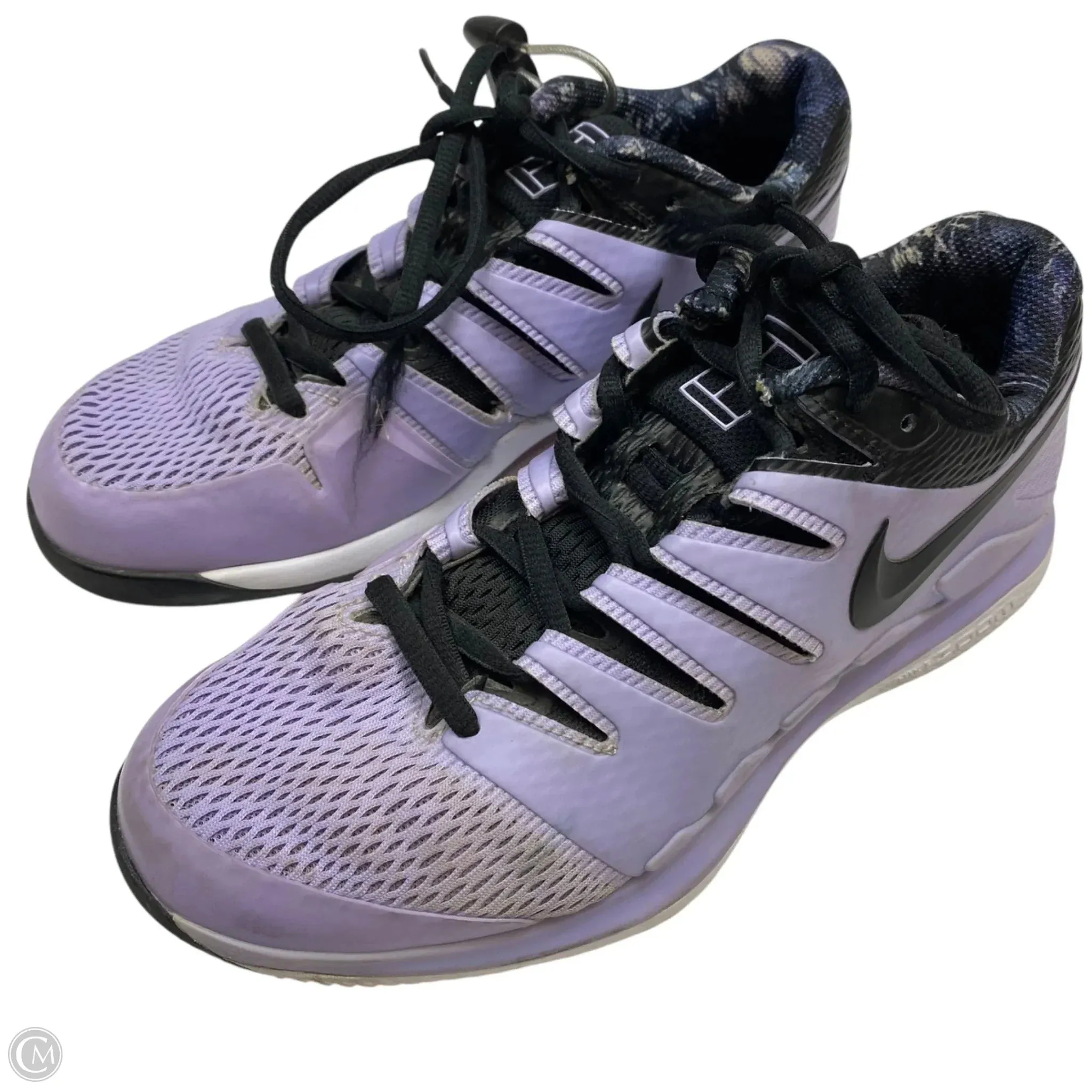 Shoes Athletic By Nike In Black & Purple, Size: 8