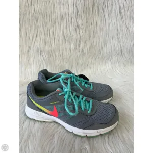 Shoes Athletic By Nike In Green & Grey, Size: 8.5